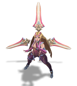 Sentinel Irelia Rose Quartz chroma
