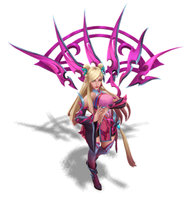 Mythmaker Irelia Rose Quartz chroma