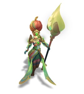 Battle Queen Janna Peridot chroma