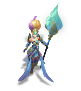 Battle Queen Janna Aquamarine chroma