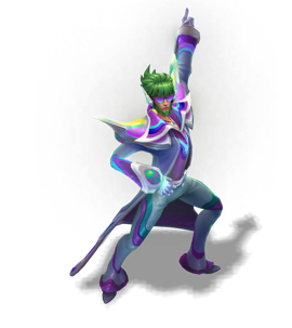 Space Groove Twisted Fate Rainbow chroma