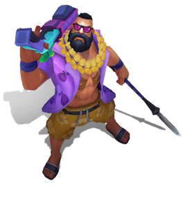 Pool Party Gangplank Amethyst chroma