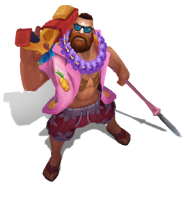 Pool Party Gangplank Rose Quartz chroma
