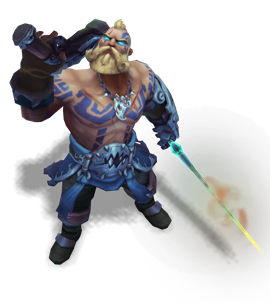 Gangplank the Betrayer Aquamarine chroma