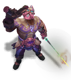 Gangplank the Betrayer Rose Quartz chroma