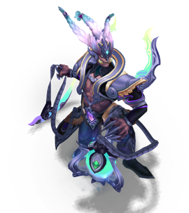 Lunar Emperor Thresh Obsidian chroma