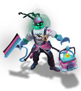 Janitor Thresh Rose Quartz chroma