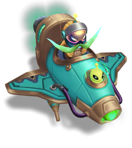 Astronaut Corki Turquoise chroma