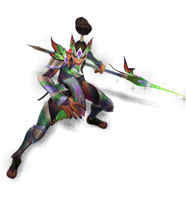 Faerie Court Kalista Emerald chroma