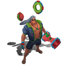 Pool Party Taric Obsidian chroma