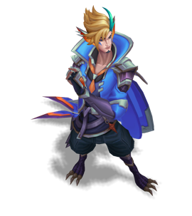 Battle Academia Rakan Sapphire chroma