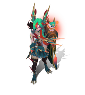 Star Guardian Xayah Turquoise chroma
