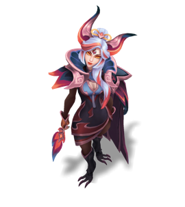 Brave Phoenix Xayah Ruby chroma