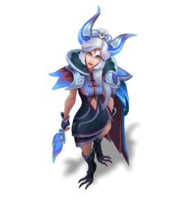Brave Phoenix Xayah Sapphire chroma