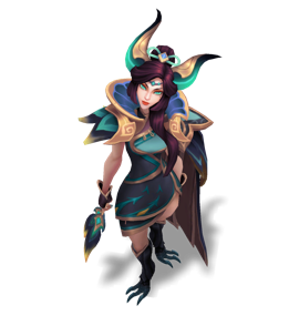 Brave Phoenix Xayah Obsidian chroma