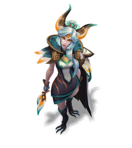Brave Phoenix Xayah Golden Tiger chroma