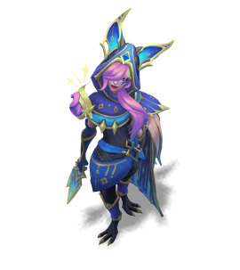 Arcana Xayah Sapphire chroma