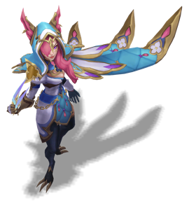 Broken Covenant Xayah Aquamarine chroma