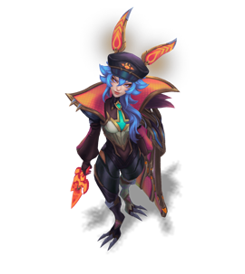 Battle Bat Xayah Ruby chroma