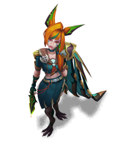 Battle Academia Xayah Emerald chroma