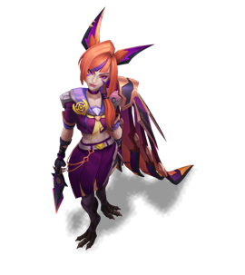Battle Academia Xayah Rebelguard chroma