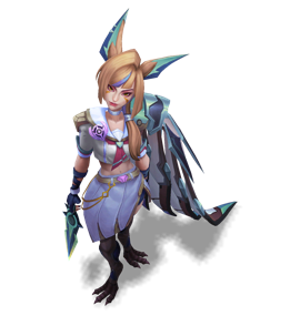 Battle Academia Xayah Pearl chroma