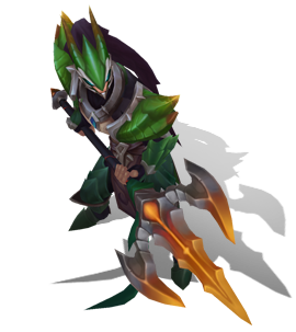 Dragonslayer Xin Zhao Emerald chroma