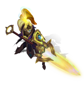Cosmic Defender Xin Zhao Citrine chroma