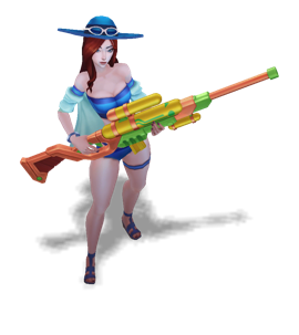 Pool Party Caitlyn Aquamarine chroma