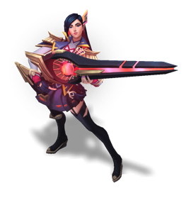 Battle Academia Caitlyn Obsidian chroma