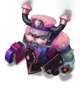 Choo-Choo Ornn Rose Quartz chroma