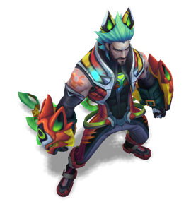 Battle Wolf Sylas Ruby chroma