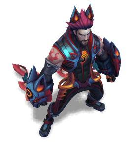 Battle Wolf Sylas Obsidian chroma