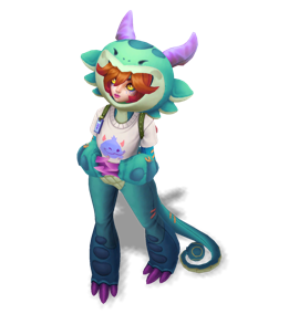 Cosplayer Neeko Turquoise chroma