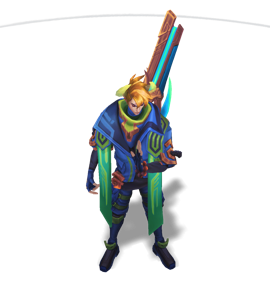 Lunar Beast Aphelios Sapphire chroma