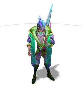 Spirit Blossom Aphelios Emerald chroma