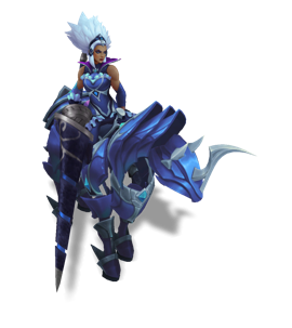 Battle Queen Rell Sapphire chroma
