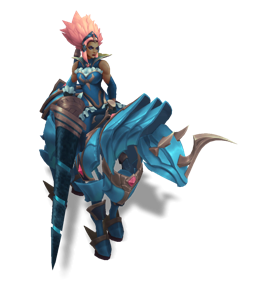 Battle Queen Rell Aquamarine chroma
