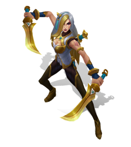 Warring Kingdoms Katarina Golden chroma