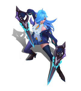 Battle Academia Katarina Sapphire chroma