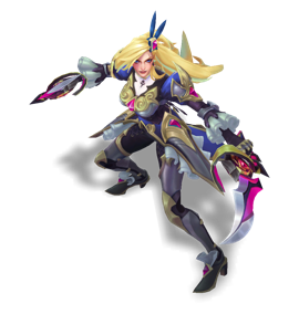 Battle Queen Katarina Sapphire chroma