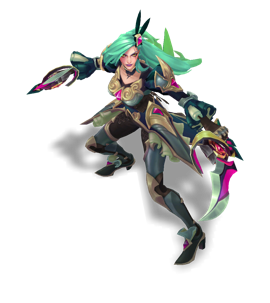 Battle Queen Katarina Emerald chroma