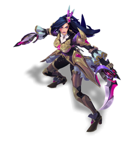 Battle Queen Katarina Tanzanite chroma