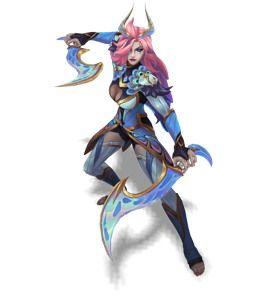 Faerie Court Katarina Aquamarine chroma