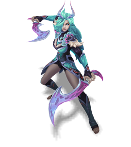 Faerie Court Katarina Turquoise chroma