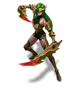 Chosen of the Wolf Katarina Emerald chroma