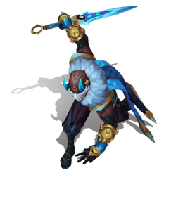 Blood Moon Pyke Aquamarine chroma