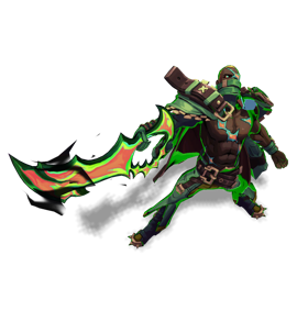 Soul Fighter Pyke Emerald chroma