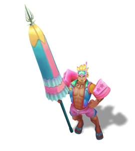 Pool Party Jarvan IV Rose Quartz chroma