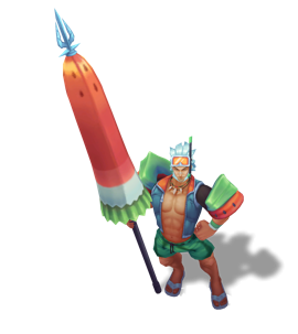 Pool Party Jarvan IV Peridot chroma